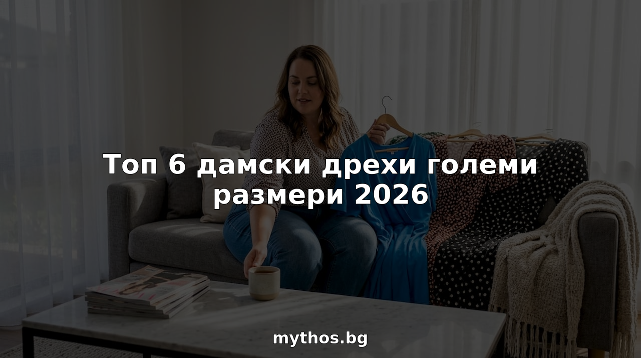 Дамата с по-пищни форми избира стилни рокли в уюта на своя хол.