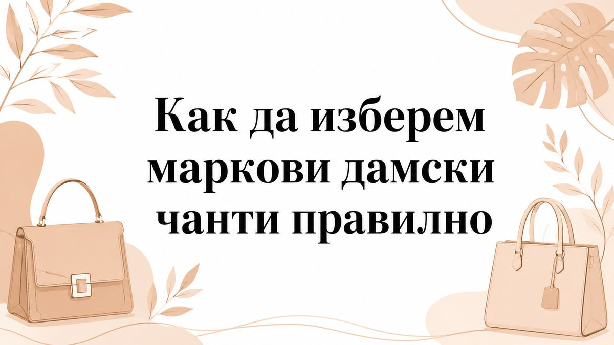 Как да изберем маркови дамски чанти правилно