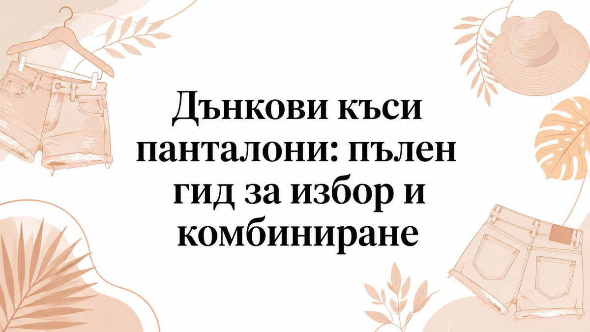 Дънкови къси панталони: пълен гид за избор и комбиниране