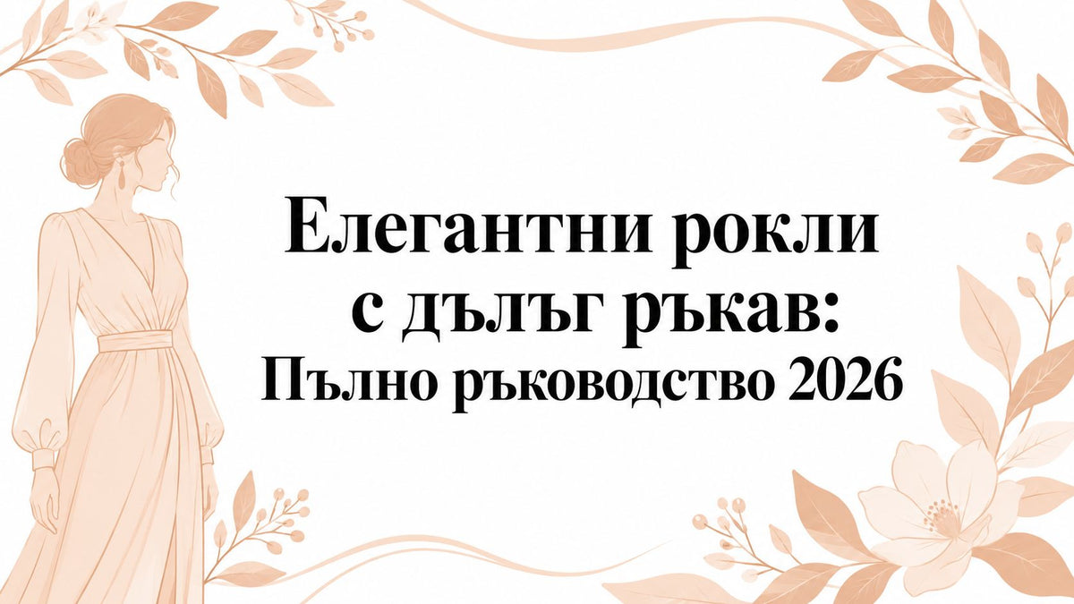 Елегантни рокли с дълъг ръкав: Пълно ръководство 2026