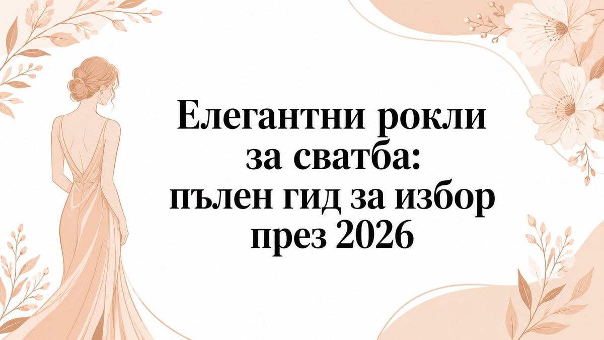 Елегантни рокли за сватба: пълен гид за избор през 2026