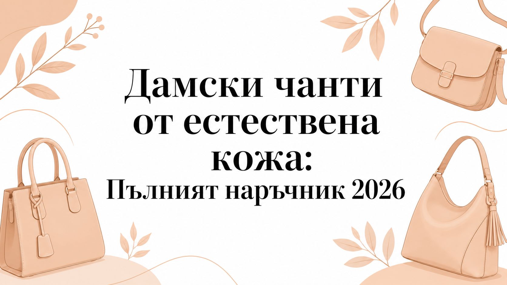 Дамски чанти от естествена кожа: Пълният наръчник 2026