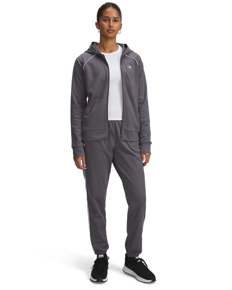 Дамски спортен комплект Under Armour Rival Tricot в сиво