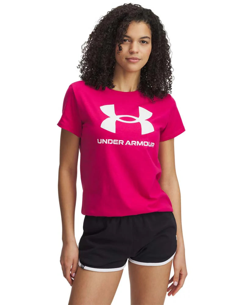 Under Armour Розова Тениска - 1356305-681