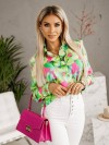 Дамска риза с ефектен десен - 4626К