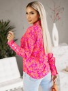 Дамска риза с ефектен десен - 4626С